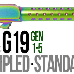 Fits Glock 19 9mm Match 5 Sided Flat Fluted Barrel - Glock Barrels - California Gun Shop