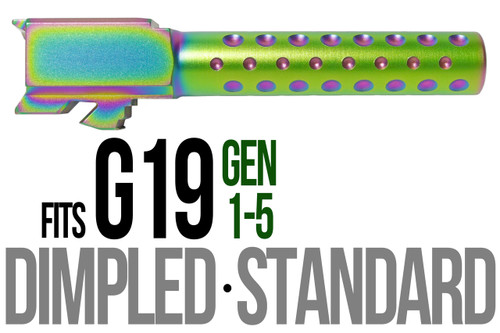 Fits Glock 19 9mm Match 5 Sided Flat Fluted Barrel Fits Glock 19 9mm Match 5 Sided Flat Fluted Barrel - Glock Barrels - California Gun Shop