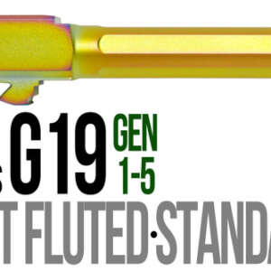 Fits Glock 19 9mm Match Straight Fluted Barrel Threaded in Chameleon - Glock Barrels - California Gun Shop