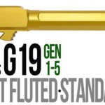 Fits Glock 17 9mm Match Golf Ball Dimpled Threaded Barrel in Python - Glock Barrels - California Gun Shop