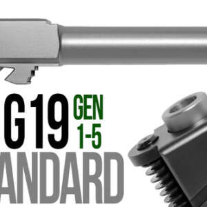 Fits Glock 17 New  9mm Match Grade Barrel in Flat Gray - Glock Barrels - California Gun Shop