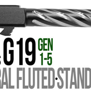 Fits Glock 19 9mm Match Golf Ball Dimpled Barrel 2 Tone - Glock Barrels - California Gun Shop