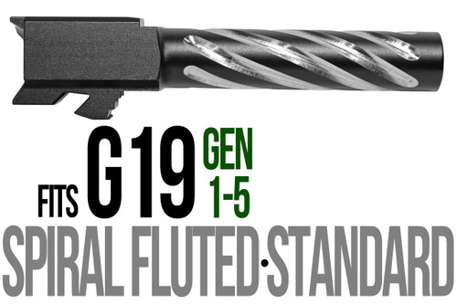 Fits Glock 19 9mm Match Golf Ball Dimpled Barrel 2 Tone Fits Glock 19 9mm Match Golf Ball Dimpled Barrel 2 Tone - Glock Barrels - California Gun Shop