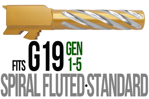 Fits Glock 19 9mm Thick Spiral Flush Fit Barrel in Chameleon Fits Glock 19 9mm Thick Spiral Flush Fit Barrel in Chameleon - Glock Barrels - California Gun Shop
