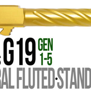 Fits Glock 19 9mm Match Thick Spiral Fluted Barrel  in Python - Glock Barrels - California Gun Shop