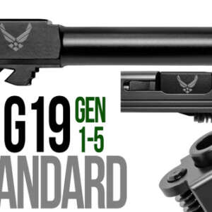 Air Force Logo Combat Armory barrel Fits Glock 19 9mm Flush Fit Barrel - Glock Barrels - California Gun Shop