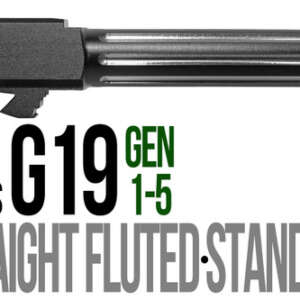 Fits Glock 19 9mm Match Flush Fit Thick Spiral Fluted Barrel 2 Tone - Glock Barrels - California Gun Shop