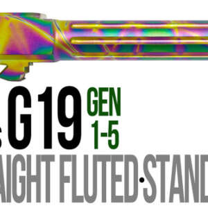 Fits Glock 19 9mm Match 5 Sided Flat Fluted Barrel in Python - Glock Barrels - California Gun Shop