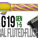 Fits Glock 19 9mm Match Thick Spiral Fluted Barrel Threaded 2 Tone - Glock Barrels - California Gun Shop