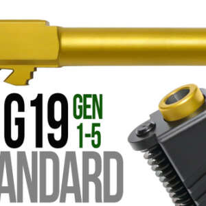 AR9 4.5" 9mm 9x19 1:10 1/2x28 Barrel 416 Stainless Steel Black - Glock Barrels - California Gun Shop