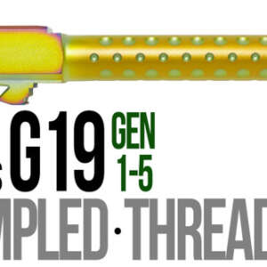 Fits Glock 19 9mm Match Grade Barrel Golf Ball Dimpled in Chameleon - Glock Barrels - California Gun Shop