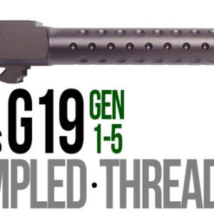 Fits Glock 19 9mm Match Grade Barrel Golf Ball Dimpled in Plum - Glock Barrels - California Gun Shop