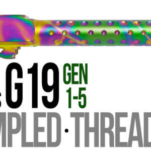 Fits Glock 19 9mm Match 5 Sided Flat Fluted Barrel Threaded in Python - Glock Barrels - California Gun Shop