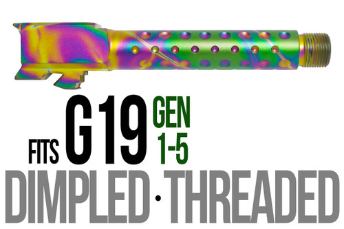 Fits Glock 19 9mm Match 5 Sided Flat Fluted Barrel Threaded in Python Fits Glock 19 9mm Match 5 Sided Flat Fluted Barrel Threaded in Python - Glock Barrels - California Gun Shop