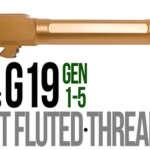 Fits Glock 19 9mm Match Thick Spiral Fluted Barrel Threaded in Python - Glock Barrels - California Gun Shop