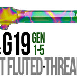 Fits Glock 19 9mm Match Straight Fluted Barrel Threaded in Python - Glock Barrels - California Gun Shop