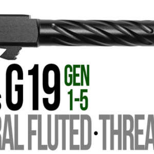 Fits Glock 19 9mm Match 5 Sided Flat Fluted Barrel Threaded in Chameleon - Glock Barrels - California Gun Shop