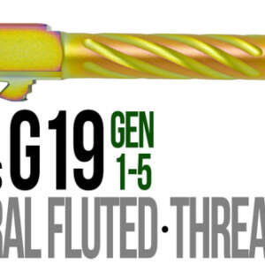 Fits Glock 17 New  9mm Match Grade Barrel in Gold - Glock Barrels - California Gun Shop