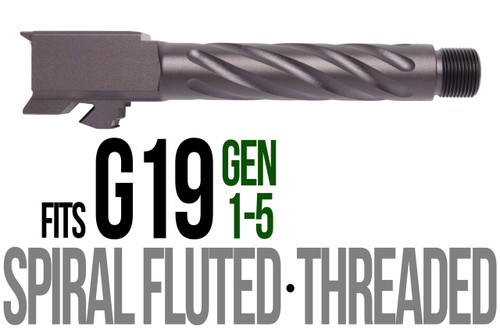 Fits Glock 19 9mm Match Golf Ball Dimpled Barrel Threaded in Plum Fits Glock 19 9mm Match Golf Ball Dimpled Barrel Threaded in Plum - Glock Barrels - California Gun Shop