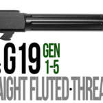 Fits Glock 19 9mm Match Diamond Weave Threaded Barrel in Gold - Glock Barrels - California Gun Shop