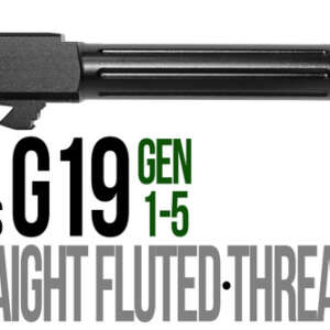 Fits Glock 19 9mm Match Golf Ball Dimpled Barrel Threaded - Glock Barrels - California Gun Shop