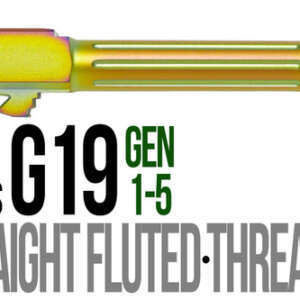 Fits Glock 19 9mm Match Straight Fluted Barrel in Chameleon - Glock Barrels - California Gun Shop