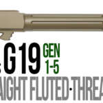 Fits Glock 17 9mm Match Straight Fluted Barrel Threaded in Dark Earth - Glock Barrels - California Gun Shop