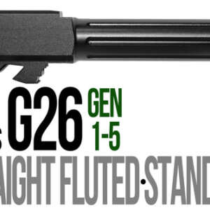 Fits Glock 17  Gen 1-4 9mm Barrel Threaded Naked Stainless Steel - Glock Barrels - California Gun Shop