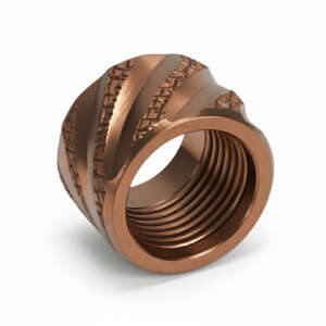 Thread Protector 1/2 x 28 (9mm & .357SIG Barrel) Knurled Thick Spiral in Radio Active Green - Glock Parts - California Gun Shop