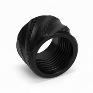 Thread Protector 1/2 x 28 (9mm & .357SIG Barrel) Knurled Thick Spiral in Gold - Glock Parts - California Gun Shop