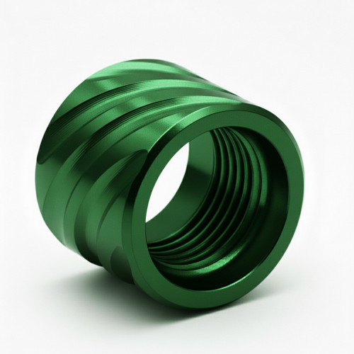 Thread Protector 1/2 x 28 (9mm & .357SIG Barrel) Thick Spiral in Violet Thread Protector 1/2 x 28 (9mm & .357SIG Barrel) Thick Spiral in Violet - Glock Parts - California Gun Shop