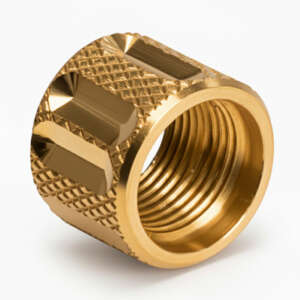 Thread Protector 1/2 x 28 (9mm & .357SIG Barrel) Knurled Straight Fluted in Copper - Glock Parts - California Gun Shop
