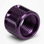 Thread Protector 1/2 x 28 (9mm & .357SIG Barrel) Knurled in Gold - Glock Parts - California Gun Shop