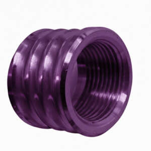 Thread Protector 1/2 x 28 (9mm & .357SIG) Knurled in Rose Gold - Glock Parts - California Gun Shop