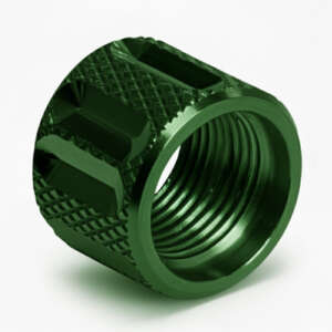 Thread Protector 1/2 x 28 (9mm & .357SIG Barrel) Knurled Straight Fluted in Violet - Glock Parts - California Gun Shop
