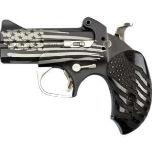 Bond Arms Old Glory Handgun .45/410 2rd Capacity 3.5″ Barrel Black Flag Black Driving Holster - Machine Gun - California Gun Shop