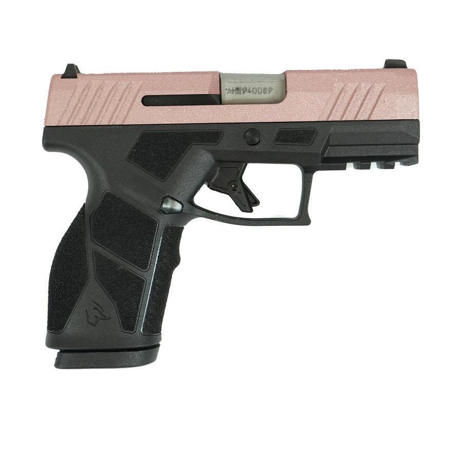 Taurus GX2 “Rose Gold Glitter” Handgun 9mm Luger 13rd Magazines (2) 3.38″ Barrel Black Frame/Custom Slide - Machine Gun - California Gun Shop