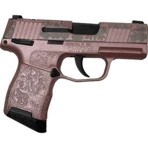 Sig Sauer “Gun & Roses” P365 Optic Ready Handgun 9mm Luger 10rd Magazines(2) 3.1″ Barrel X-RAY 3 Sights Manual Safety - Machine Gun - California Gun Shop