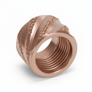 Thread Protector 1/2 x 28 (9mm & .357SIG Barrel) Straight Fluted in Rose Gold - Glock Parts - California Gun Shop