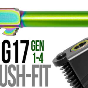 Fits Glock 26  9mm Match Threaded Barrel in Dark Earth - Glock Barrels - California Gun Shop