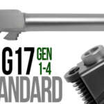 Fits Glock 17 9mm Match Thin Spiral Fluted Threaded Barrel  in Flat Gray - Glock Barrels - California Gun Shop