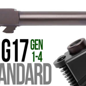 Fits Glock 17  9mm Match Barrel threaded in Plum - Glock Barrels - California Gun Shop