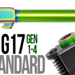 Fits Glock 17 9mm Match Barrel Threaded in Dark Earth - Glock Barrels - California Gun Shop