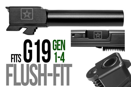 Marine Logo Combat Armory barrel Fits Glock 19 New 9mm Match Grade Barrel threaded Marine Logo Combat Armory barrel Fits Glock 19 New 9mm Match Grade Barrel threaded - Glock Barrels - California Gun Shop