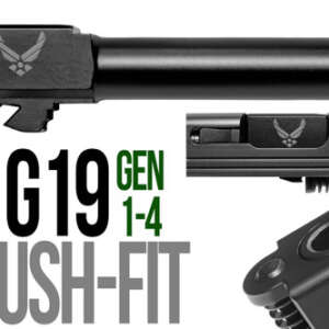 Navy Logo Combat Armory barrel Fits Glock 19 New 9mm Match Grade Barrel threaded - Glock Barrels - California Gun Shop