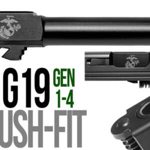 Air Force Logo Combat Armory barrel Fits Glock 19 New 9mm Match Grade Barrel threaded - Glock Barrels - California Gun Shop