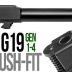 Fits Glock 17 9mm Match Thick Spiral Fluted Barrel Threaded in Flat Gray - Glock Barrels - California Gun Shop