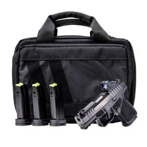 Rost Martin RM1S Comp 9mm 3.6″ Barrel Black w/ Viridian RFX11 - Machine Gun - California Gun Shop