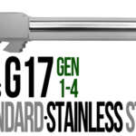 Fits Glock 17 New  9mm Match Grade Barrel threaded in Flat Gray - Glock Barrels - California Gun Shop