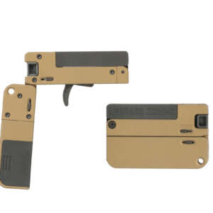 Trailblazer LIFECARD .22 Win Mag Single Shot – Burnt Bronze - Machine Gun - California Gun Shop
